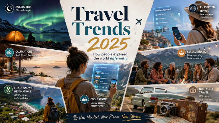 Popular travel trends of 2025
